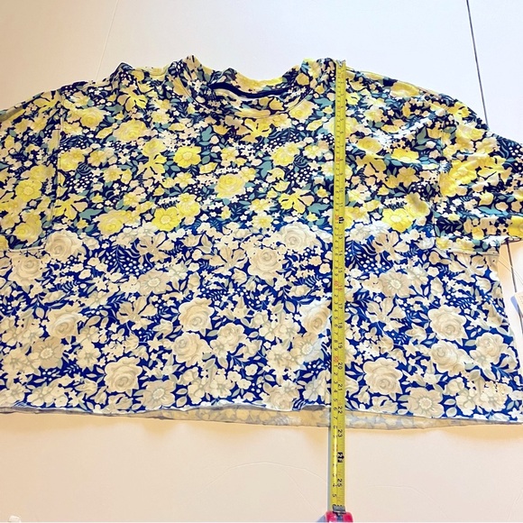 NWT Free People Movement Inspire Floral Print Layer - Picture 8 of 9